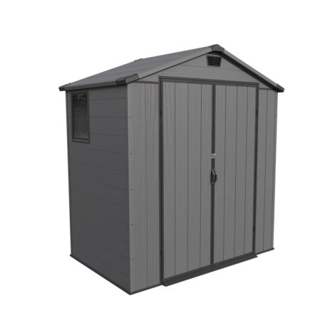 6Ft.WX4Ft.DResinOutdoorStorageShedWeather-ResistantOutdoorStorageWithReinforcedDesign-110872126-5-1