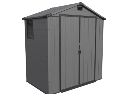 6Ft.WX4Ft.DResinOutdoorStorageShedWeather-ResistantOutdoorStorageWithReinforcedDesign-110872126-5-1