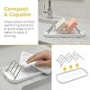 Soap Holder for Shower, Soap Dish for Shower, Holds 2 Bars - Image 3