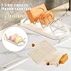 Thick Stainless Steel Soap Holder with 2 Soap Saver Bags, Self-Draining Shampoo Bar Holder with Removable Drip Tray - Image 3