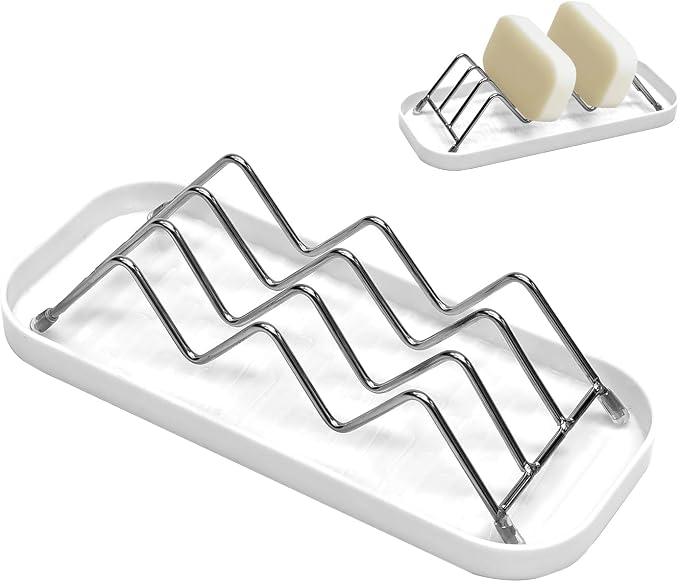 Soap Holder for Shower, Soap Dish for Shower, Holds 2 Bars